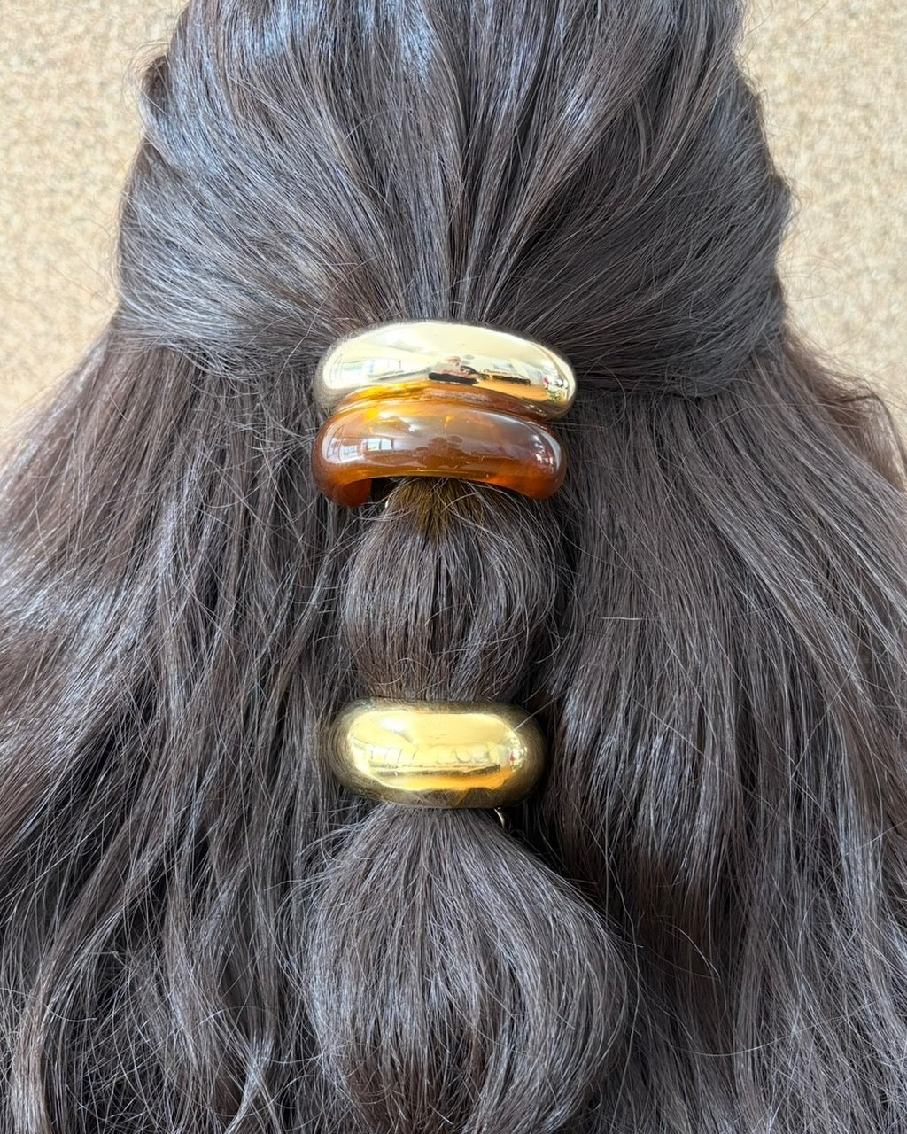 Varia Cuff - Dark Tort / Gold