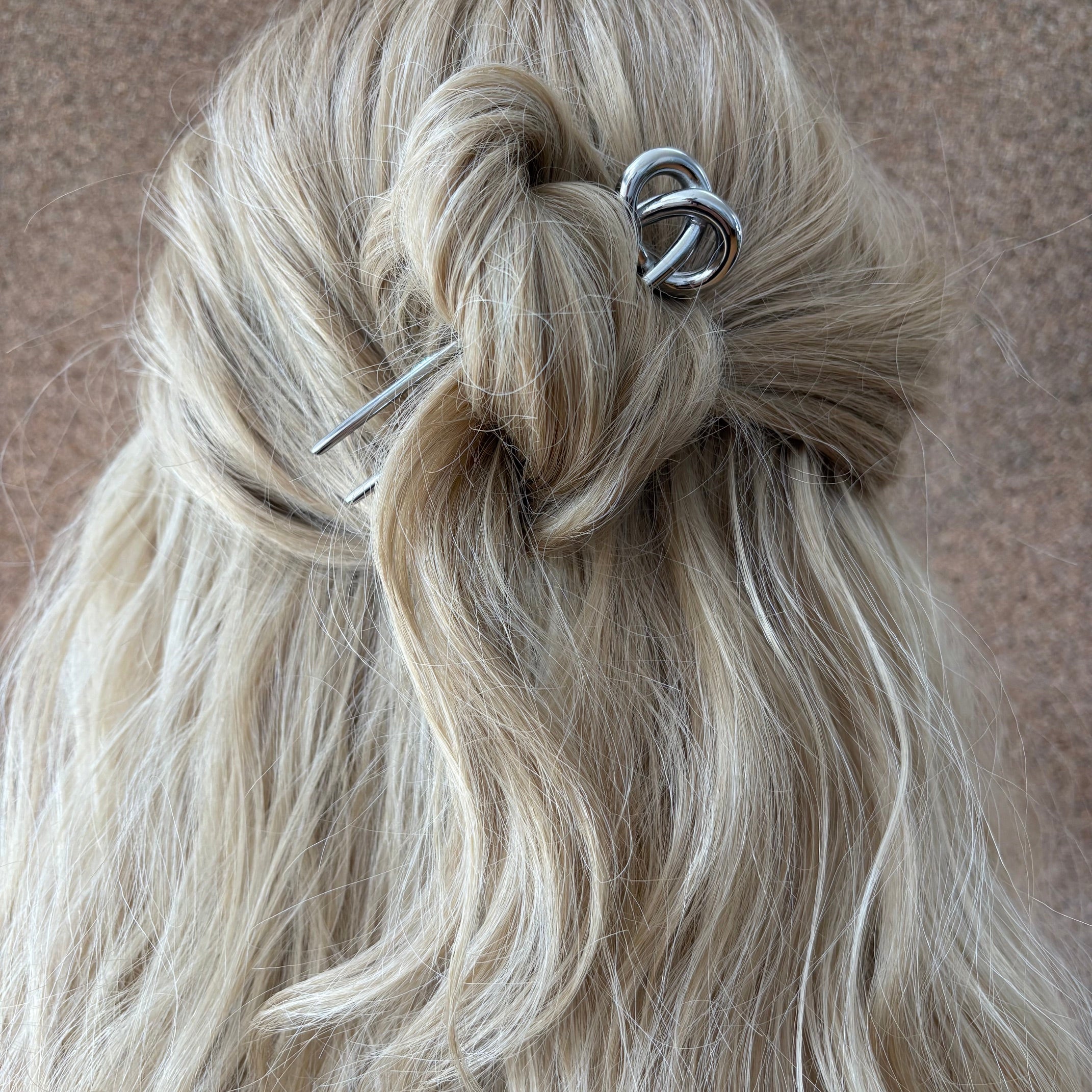 Knot  French Pin - Silver